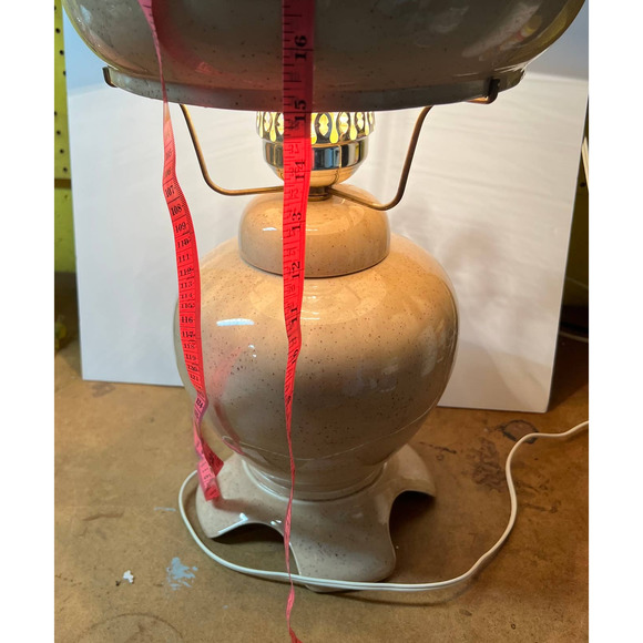 Antique GWTW Hurricane Parlor Lamp 24" MidCentury Nite Lite Gone W The Wind - Picture 10 of 12